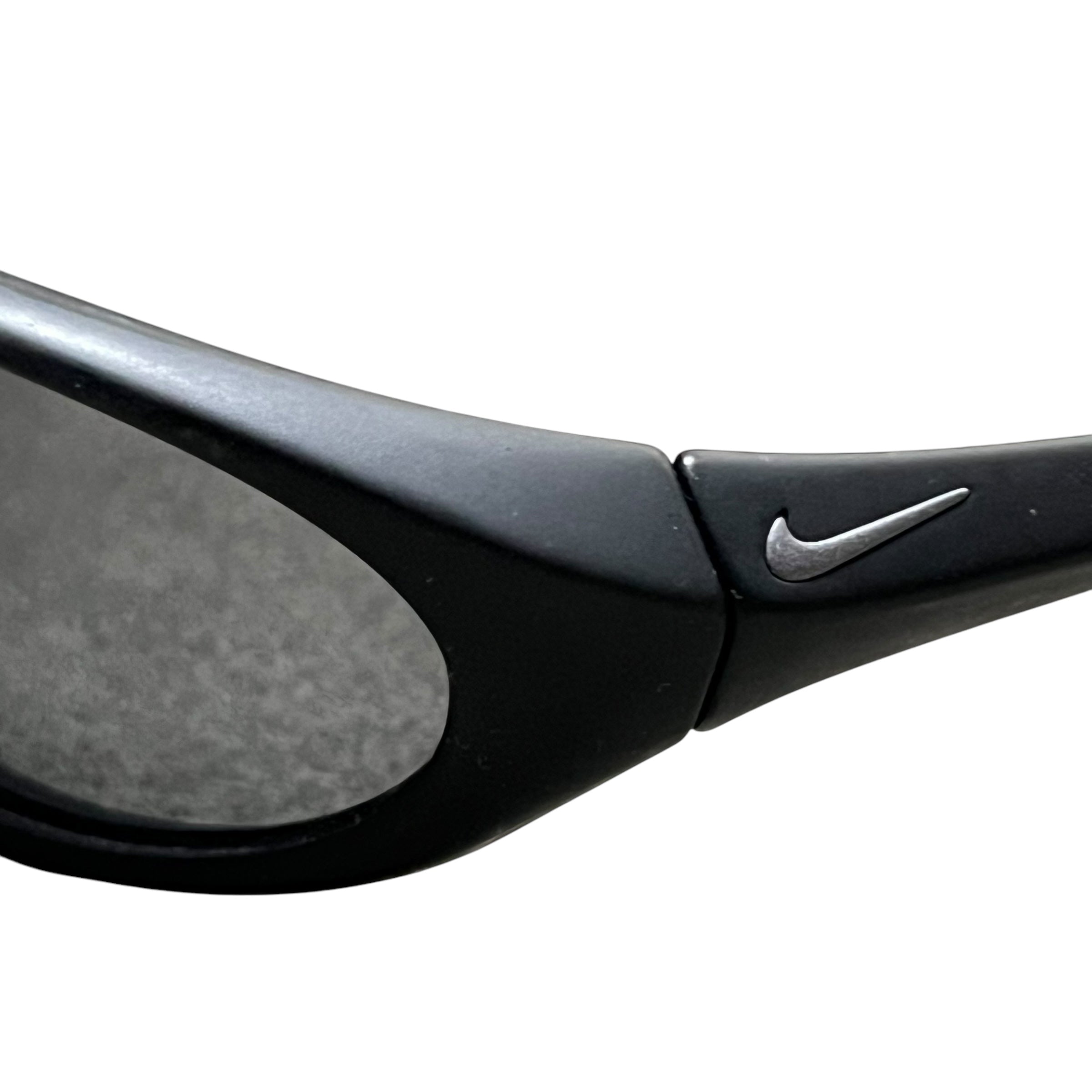 Vintage Nike EVO Round Sunglasses Matte Black