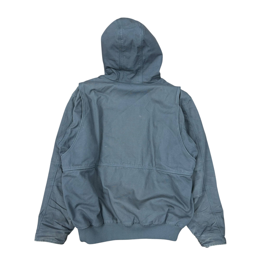 Vintage Carhartt Full T-Swing Hooded Jacket Washed Grey