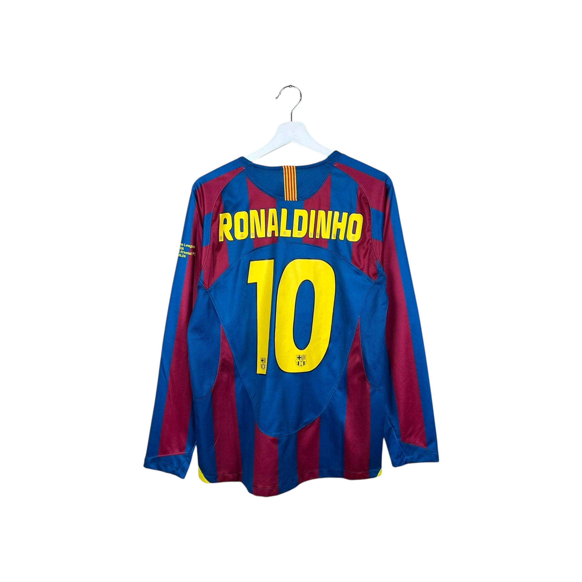 2006 Nike Barcelona FC Ronaldinho UCL Final Away Jersey