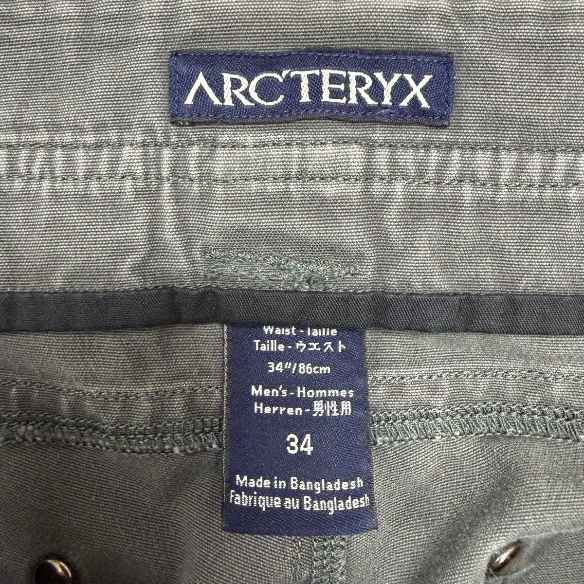 Arc’teryx Cronin Carpenter Pant Washed Grey