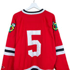 Vintage Pro Player Chicago Blackhawks #5 Away Jersey