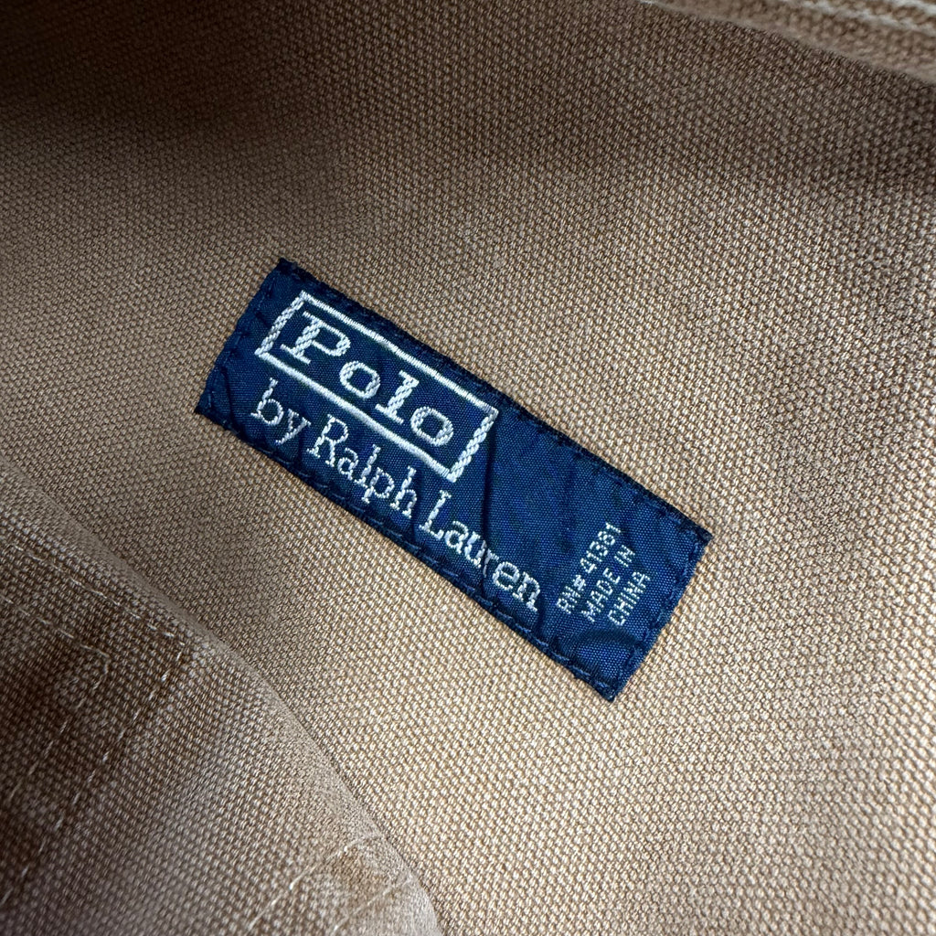 Vintage Polo By Ralph Lauren Carpenter Double Knees Pants Faded Tan