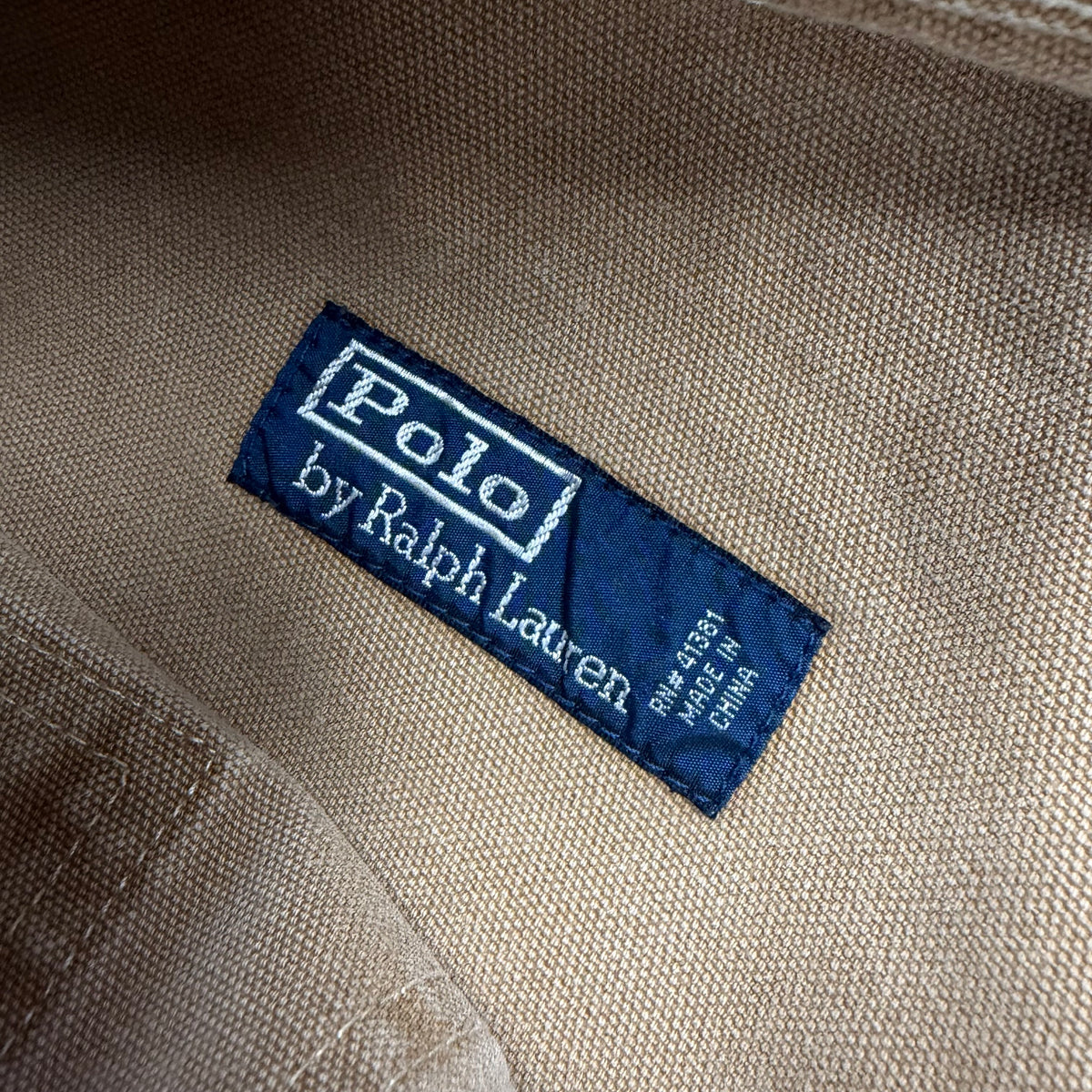 Vintage Polo By Ralph Lauren Carpenter Double Knees Pants Faded Tan