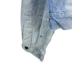 Vintage 60’s GWG Cowboy Jean Jacket Sun Faded Blue
