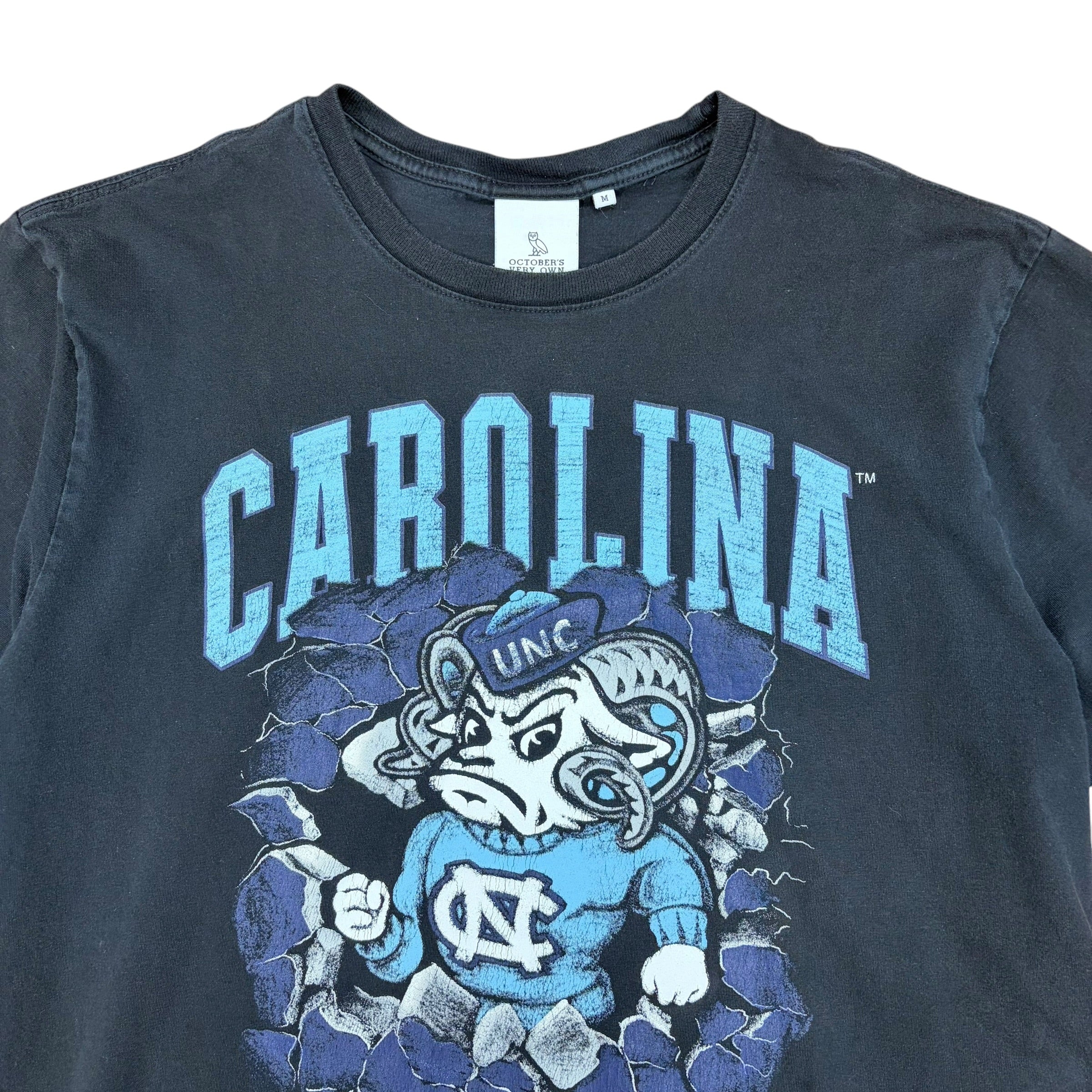 OVO x NCAA North Carolina Tarheels Mascot Tee Black