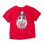 Vintage Choppers Inc. Flaming Logo Tee Red