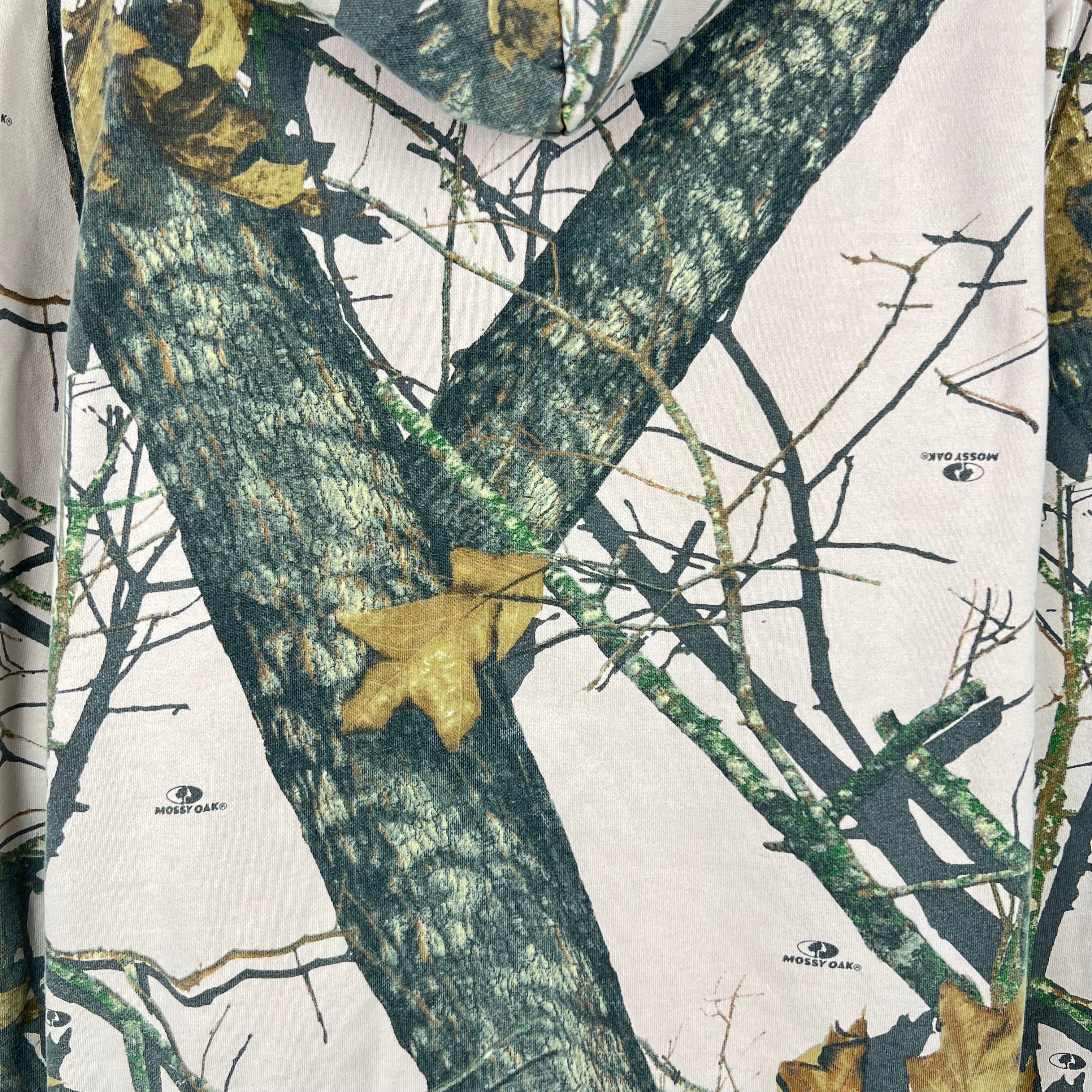 Vintage Mossy Oak Women’s Logo RealTree Hoodie Pink Camo