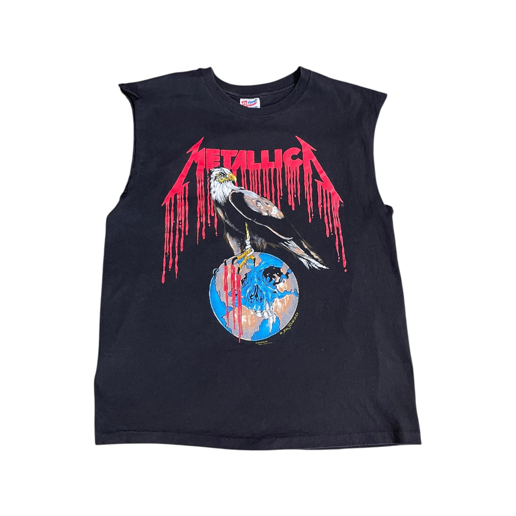 1993 Metallica “Nowhere Else To Roam” Tour Cutoff Tee Black