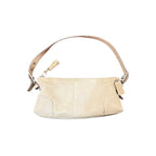 Coach Hamilton Pebbled Leather Bag Small Shoulder Bag Cream
