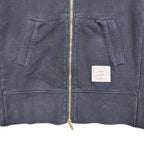 Thom Browne 4 Bar Zip Up Hoodie Black
