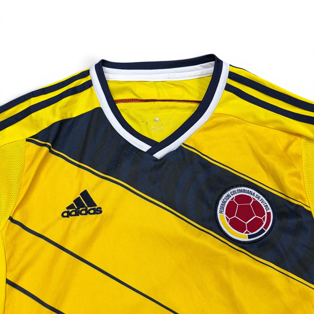 2014 Adidas Colombia Blank Home Longsleeve Jersey