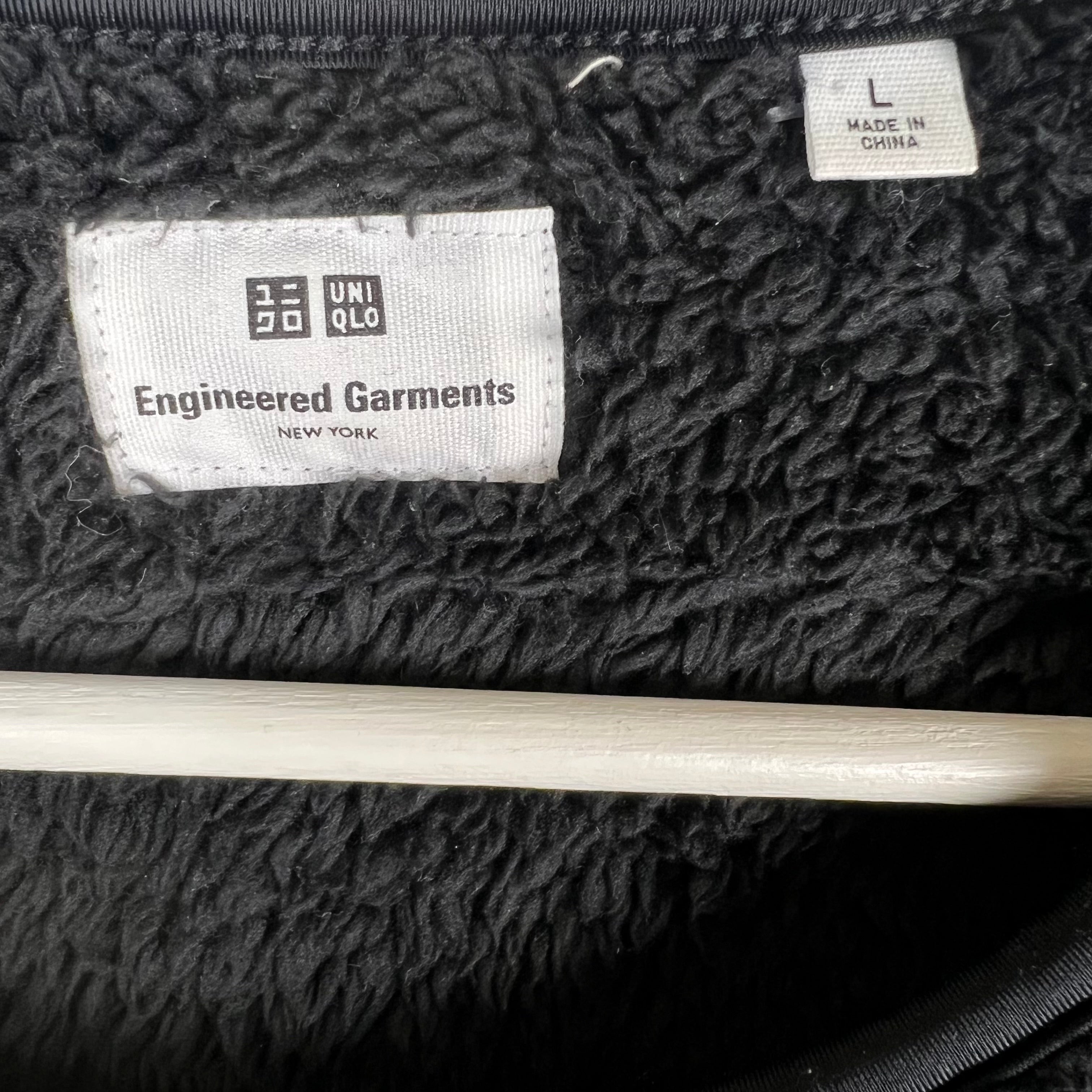 Engineered Garments x Uniqlo Fleece Crewneck Black
