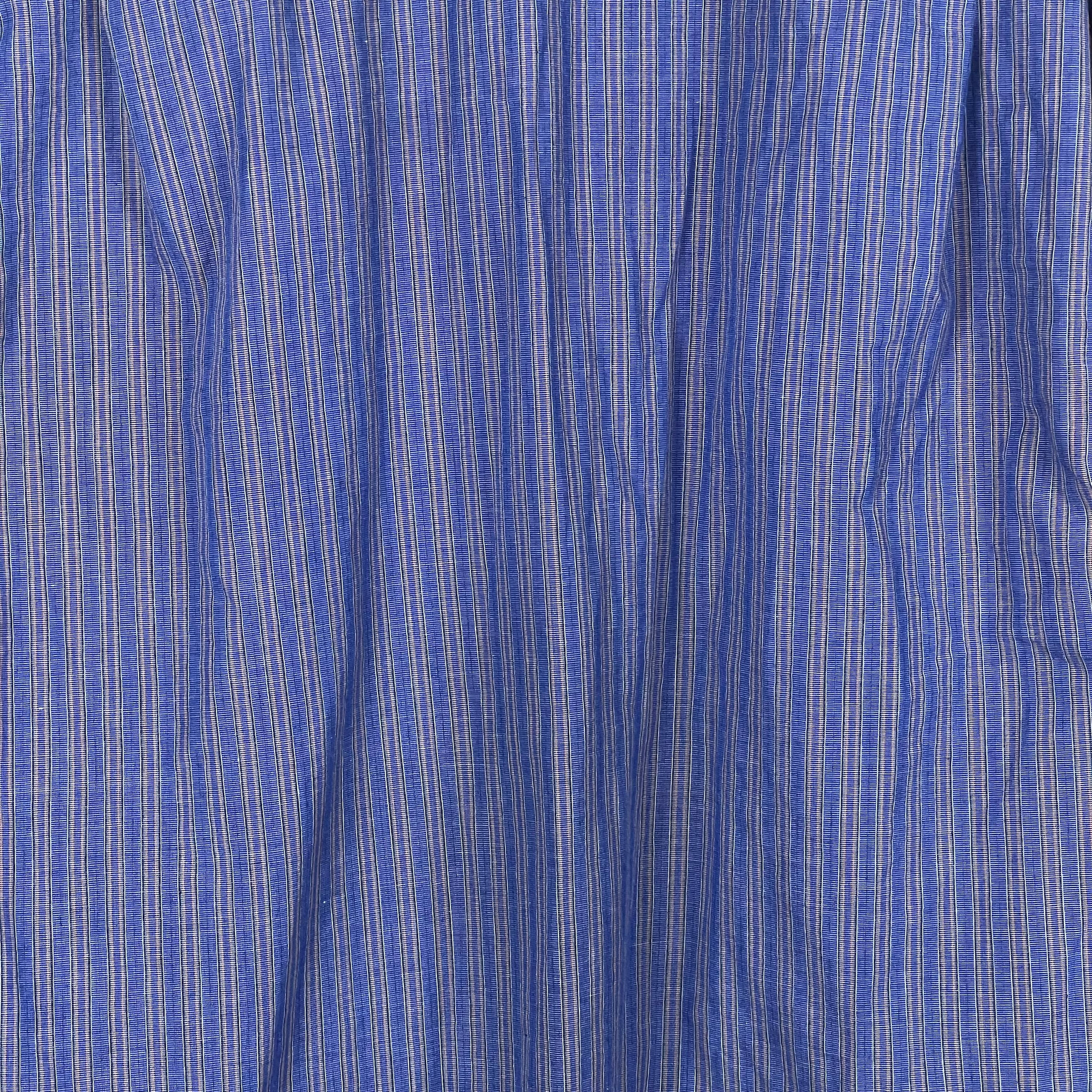 Christian Dior Striped Dress Shirt Blue