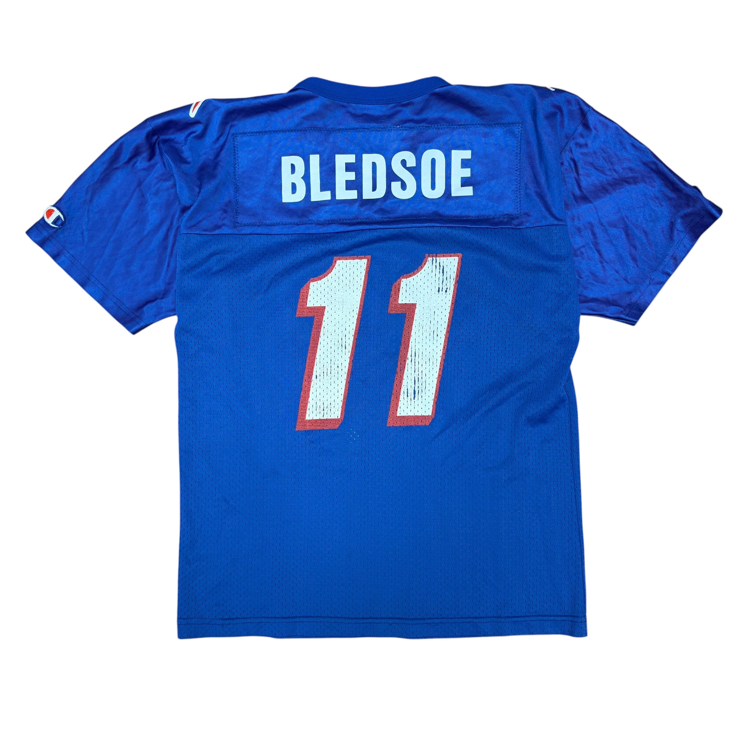 Vintage Champion Youth NFL New England Patriots Drew Bledsoe Away Jersey