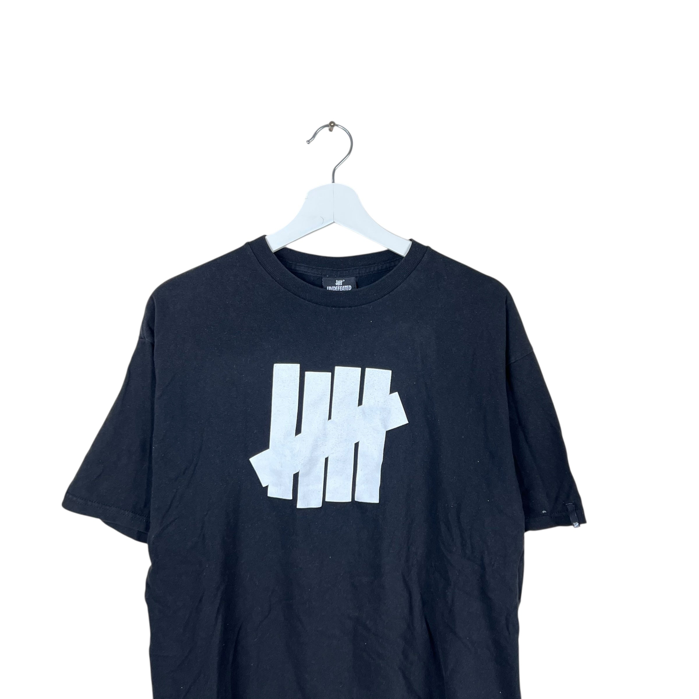 Undefeated 5-Strike Logo Tee Black