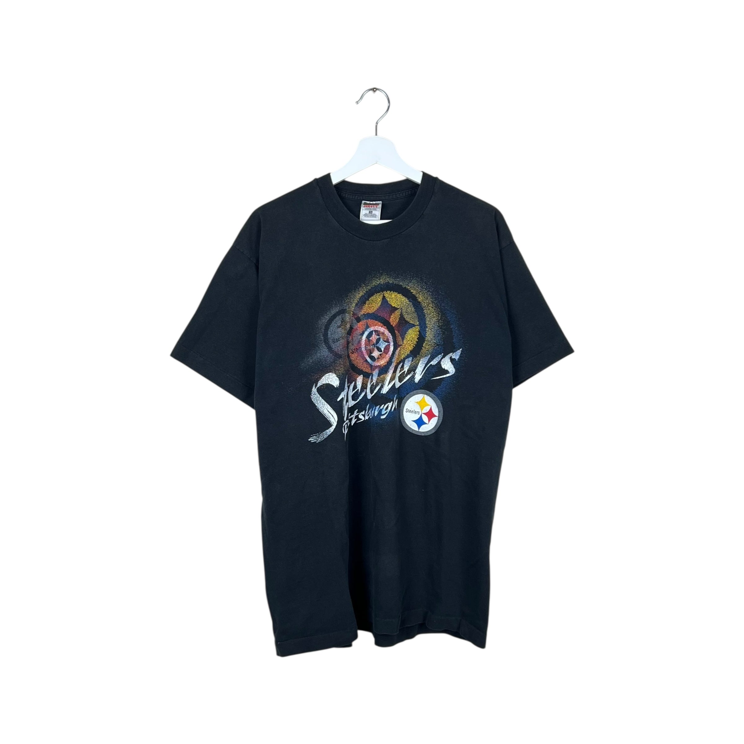 Vintage NFL Pittsburgh Steelers Logo Tee Black