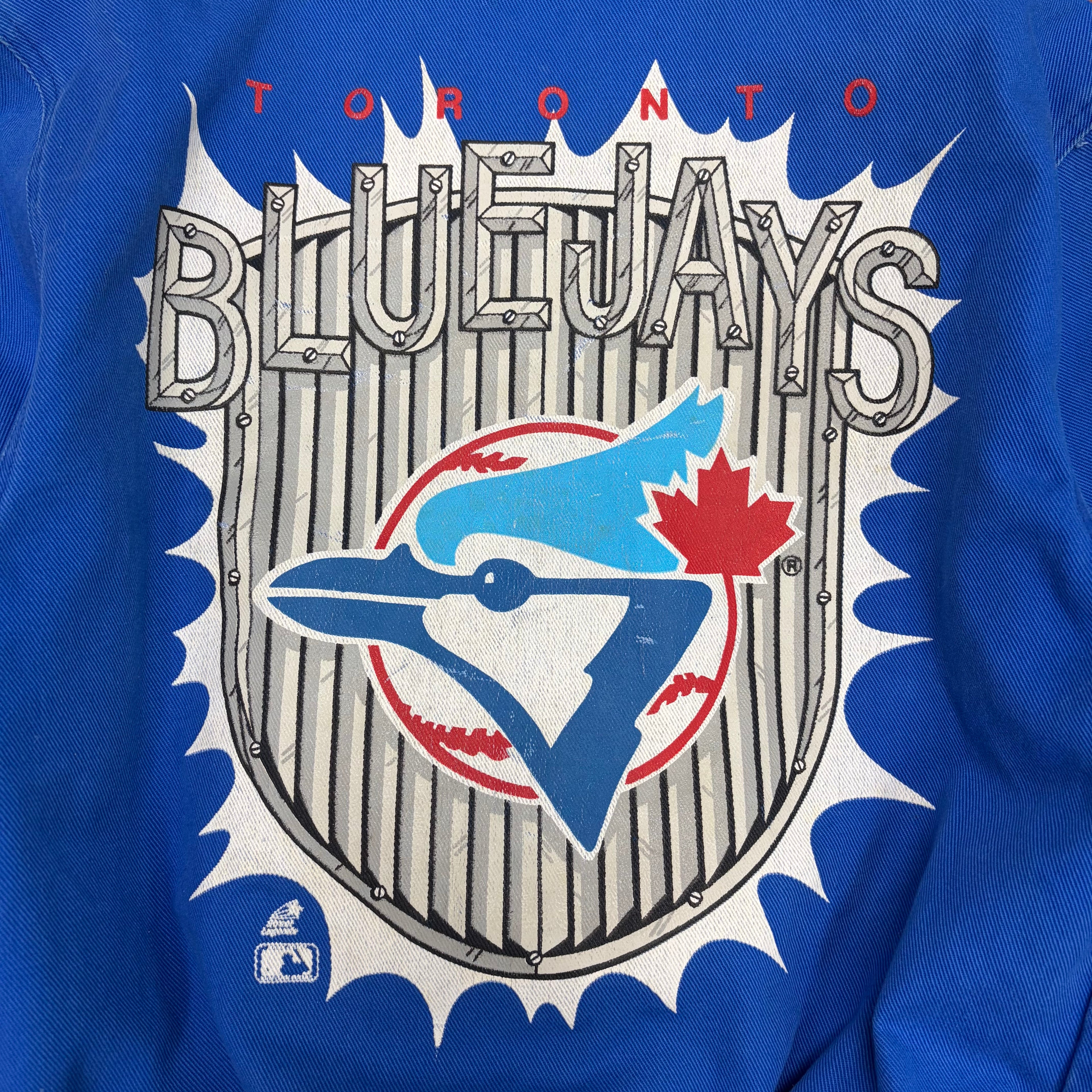 Vintage Street Legends Women’s MLB Toronto Blue Jays Canvas Bomber Jacket