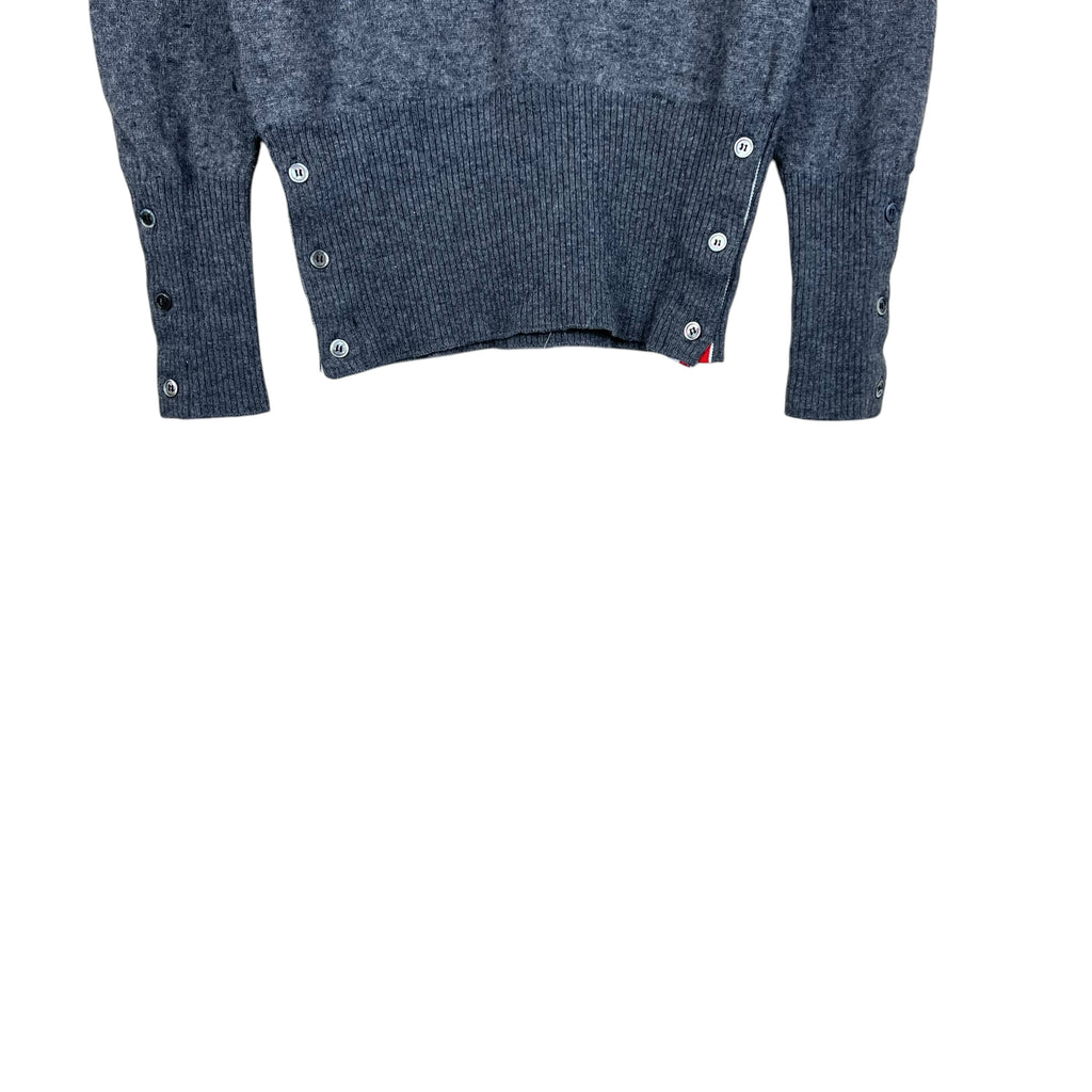 Thom Browne Women’s Classic 4 Bar Wool Knit Grey