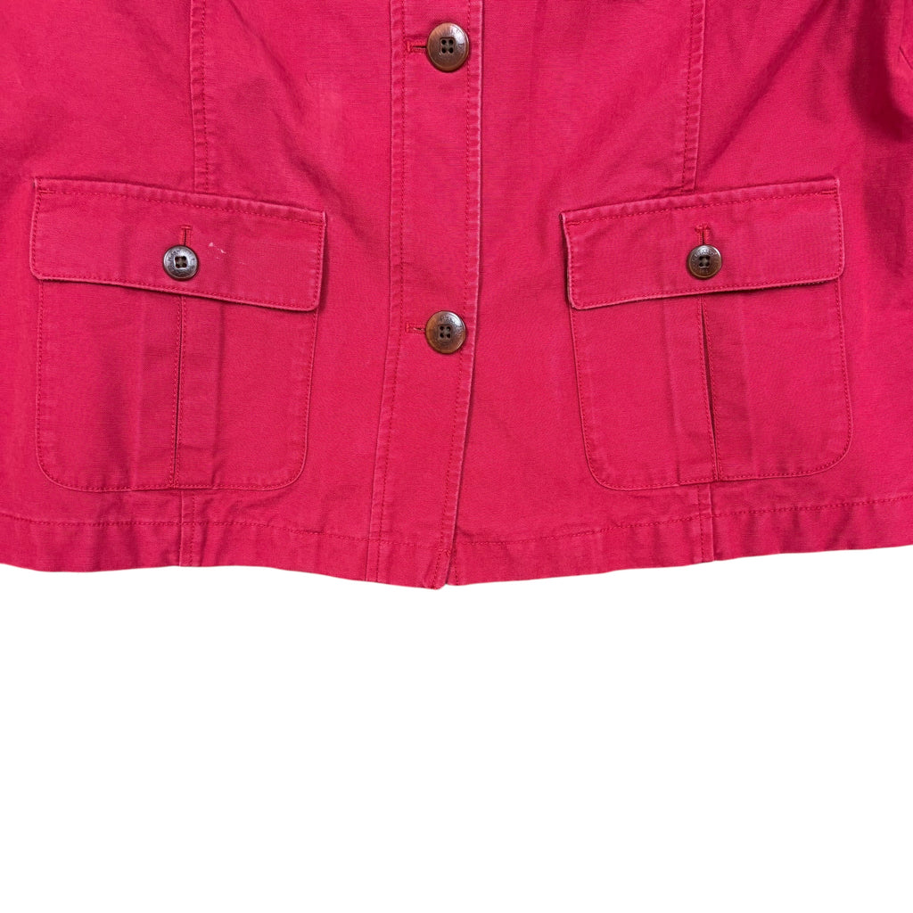 Vintage L.L Bean Women’s Blanket Lined Farmers Jacket Red