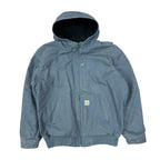 Vintage Carhartt Full T-Swing Hooded Jacket Washed Grey