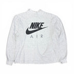 Vintage 80’s Nike Air Logo Mockneck Longsleeve Grey
