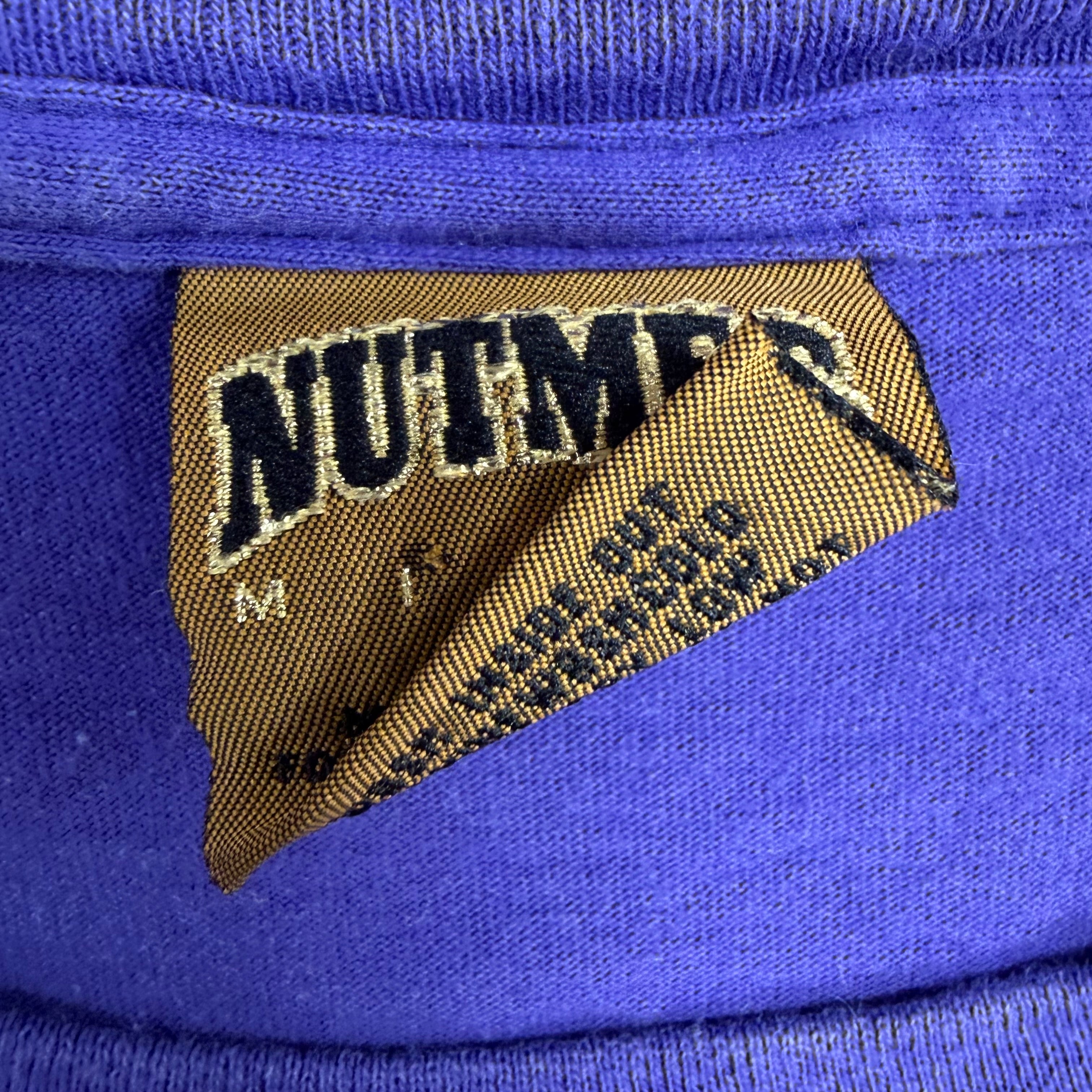 Vintage Nutmeg NBA Los Angeles Lakers Magic Johnson “All New Tricks In 96” Tee Purple