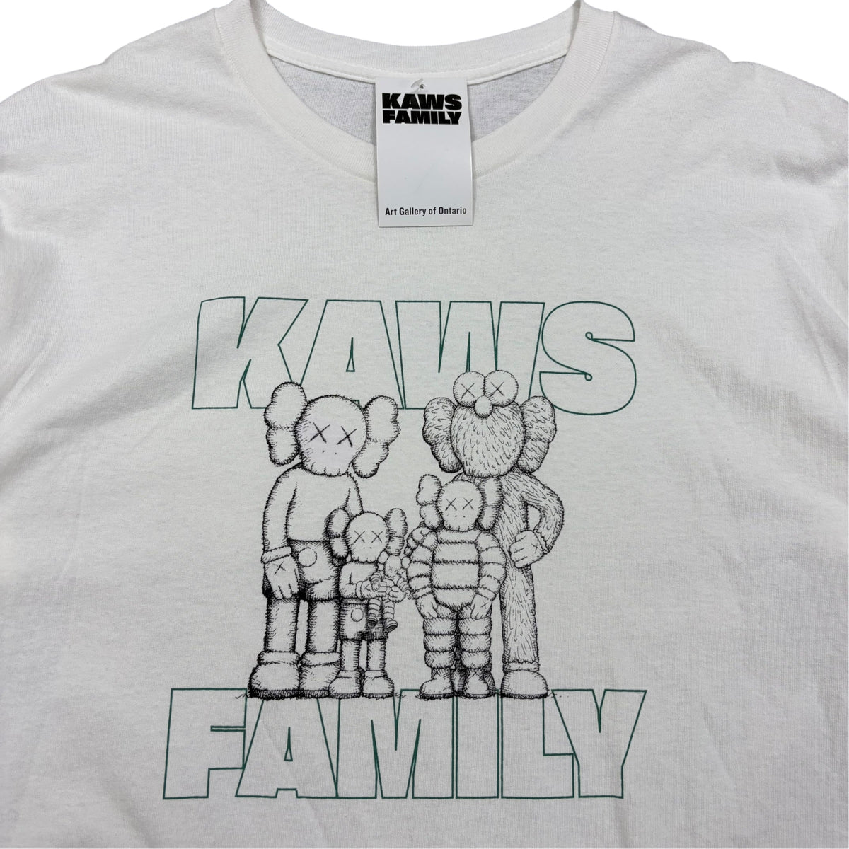 KAWS x Art Gallery of Ontario Family Tee White