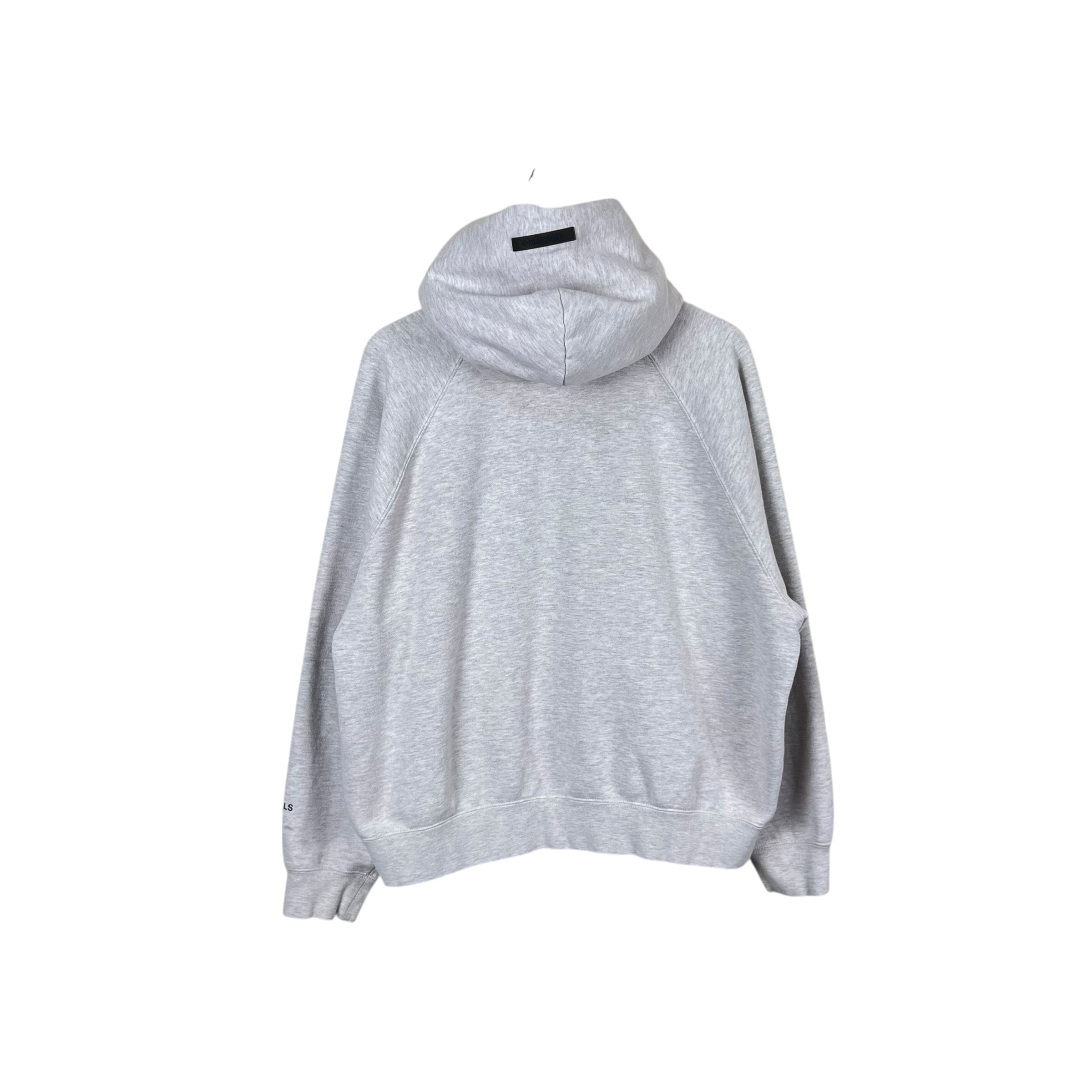 Essentials Reflective Hoodie Light Oatmeal