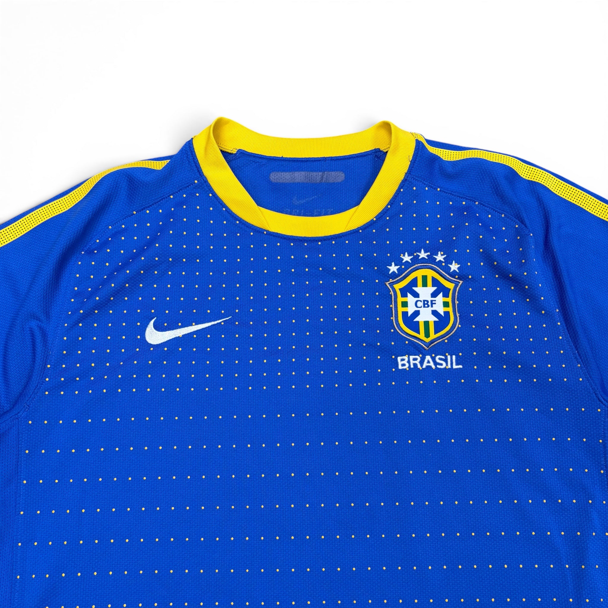 2010 Nike Brazil Blank Away Jersey