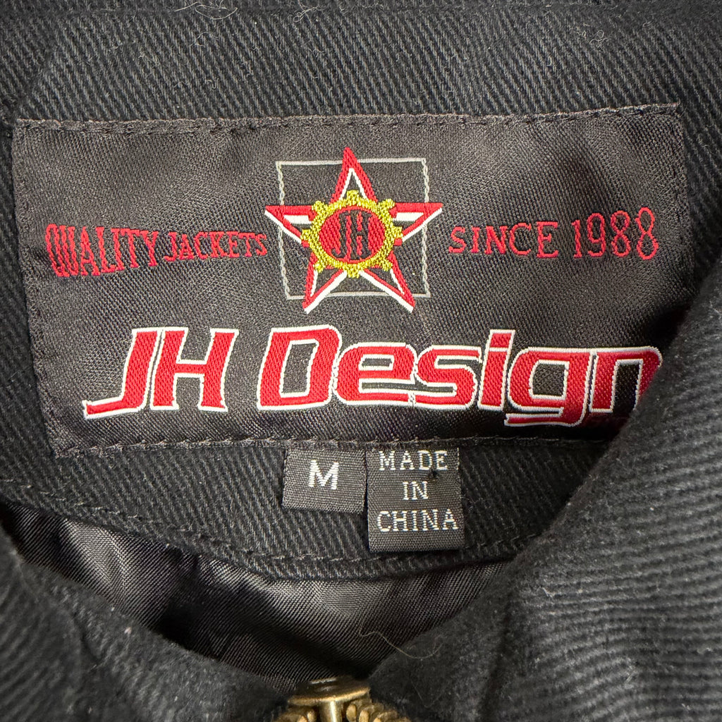 Vintage Jeff Hamilton Women’s Ford Mustang Racing Jacket Black