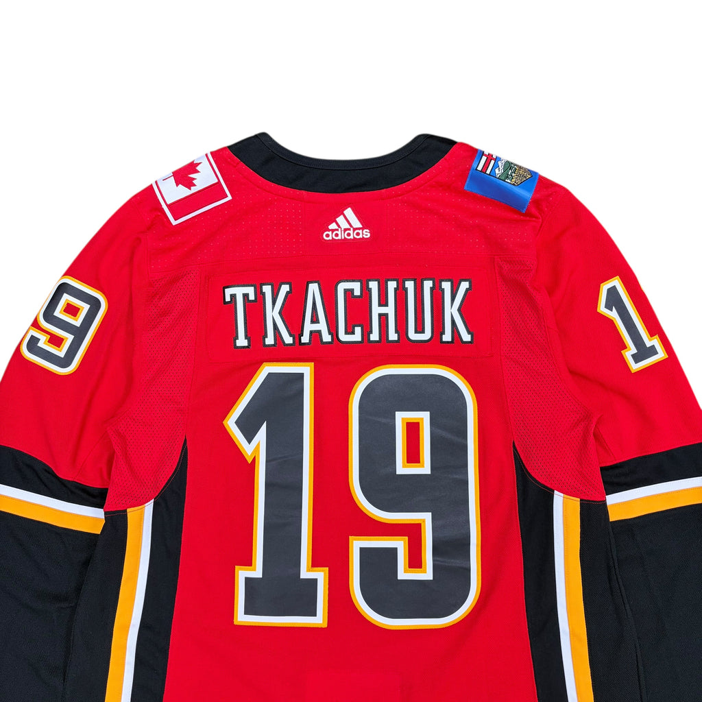 2018 Adidas NHL Calgary Flames Matthew Tkachuk Away Jersey
