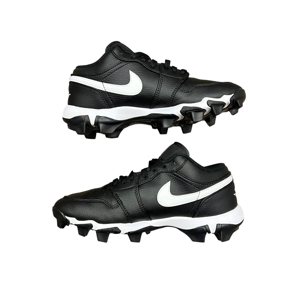 Jordan 1 Low Black & White Cleat (GS)