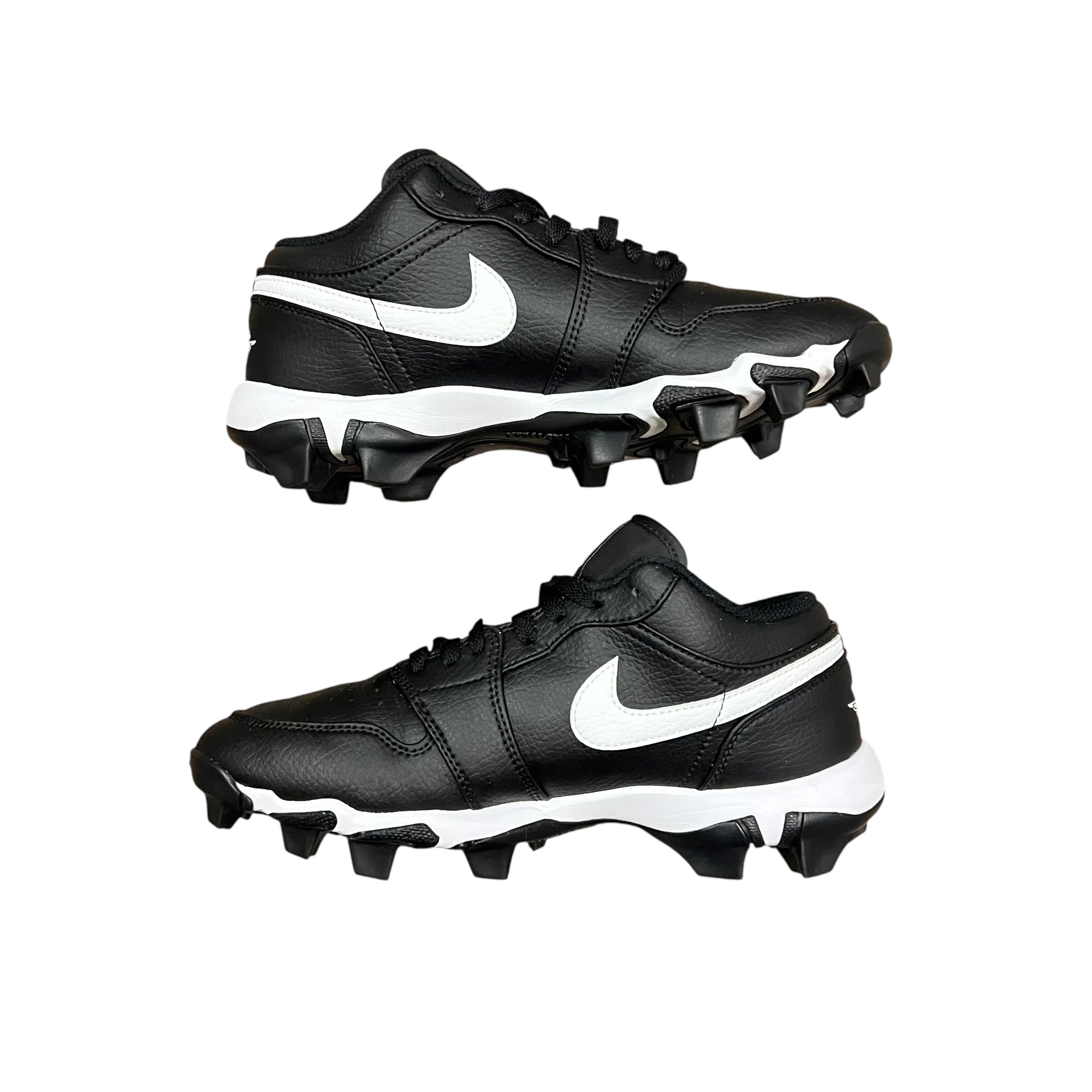 Jordan 1 Low Black & White Cleat (GS)
