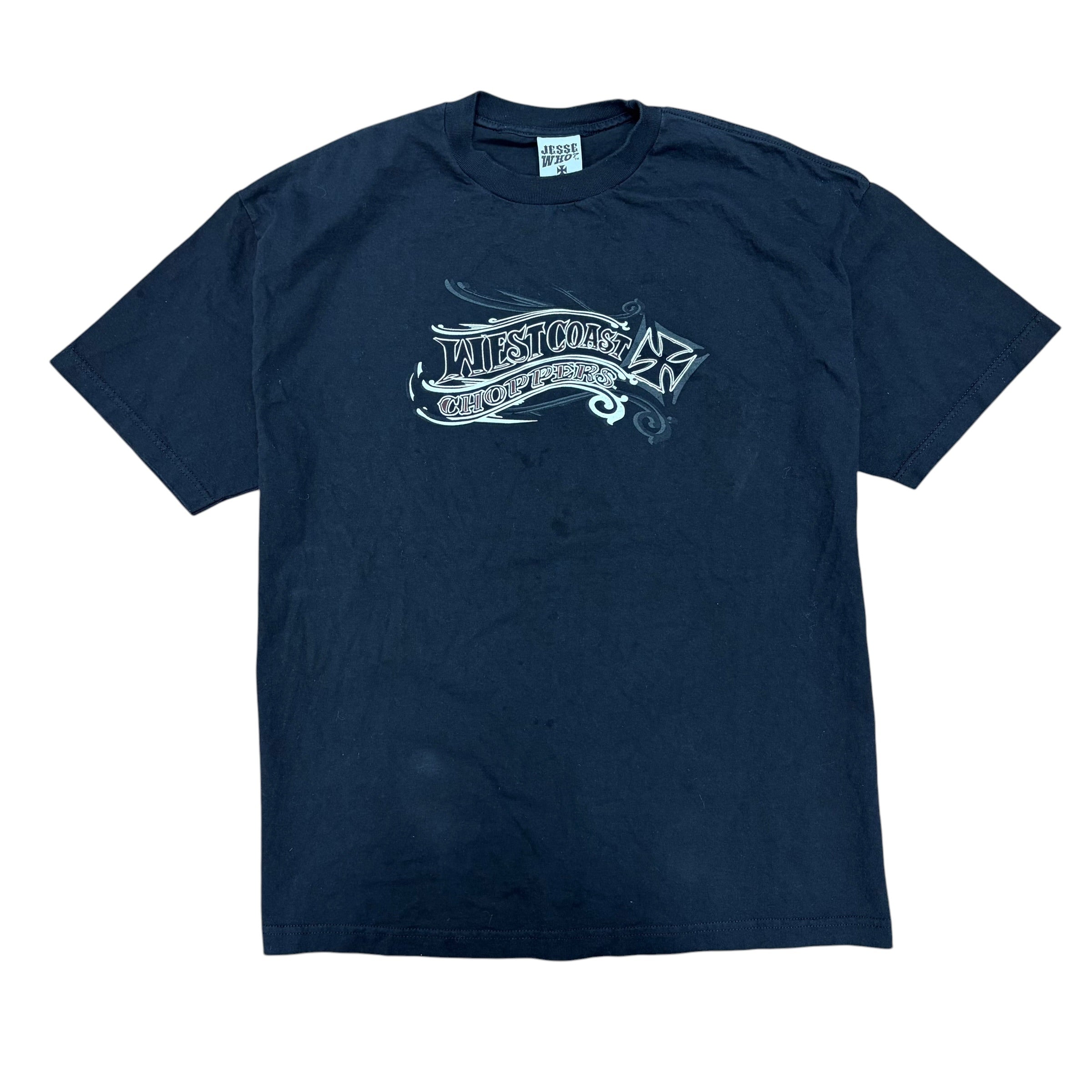 Vintage West Coast Choppers Bike Print Tee Black