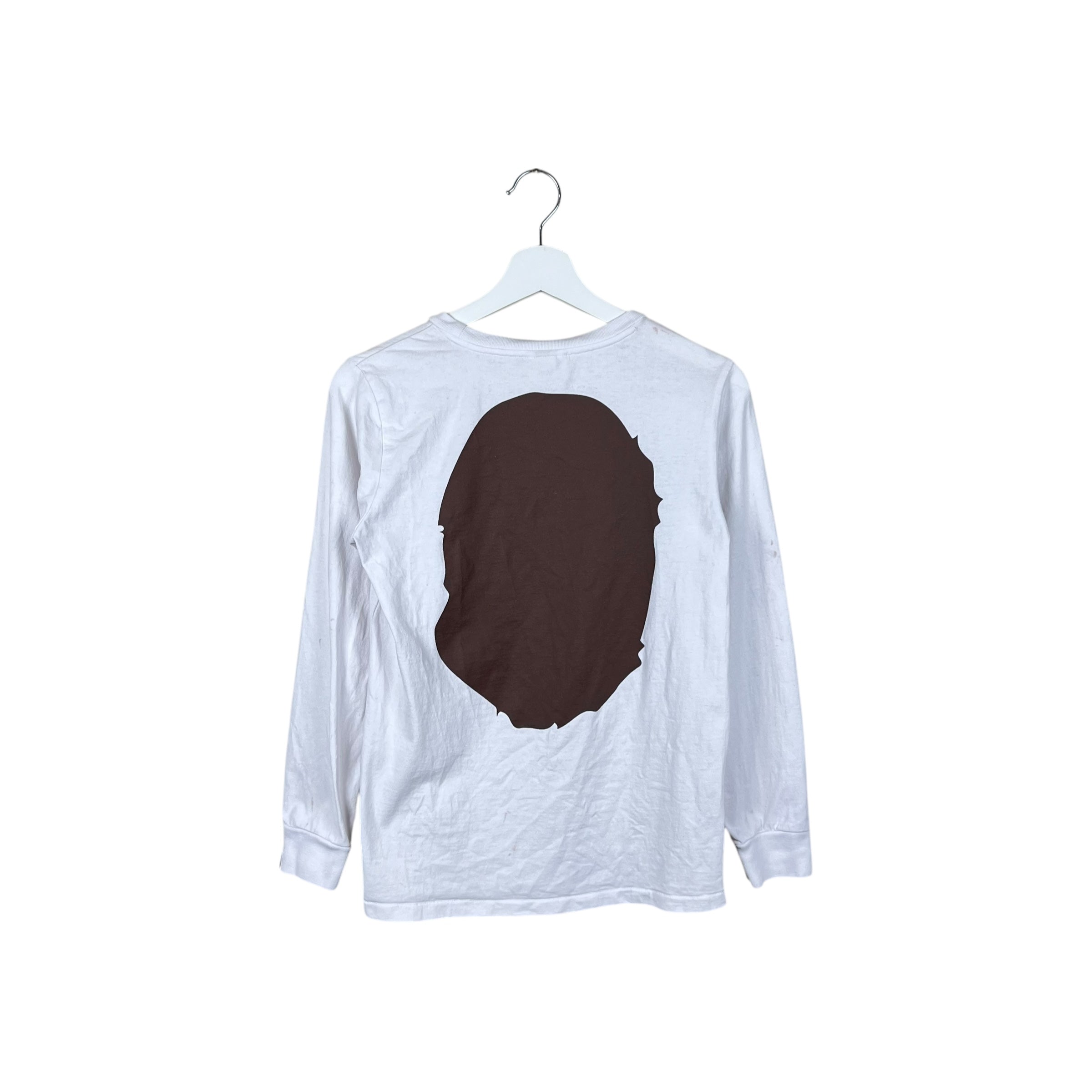 BAPE Women’s Big Ape Head Longsleeve White