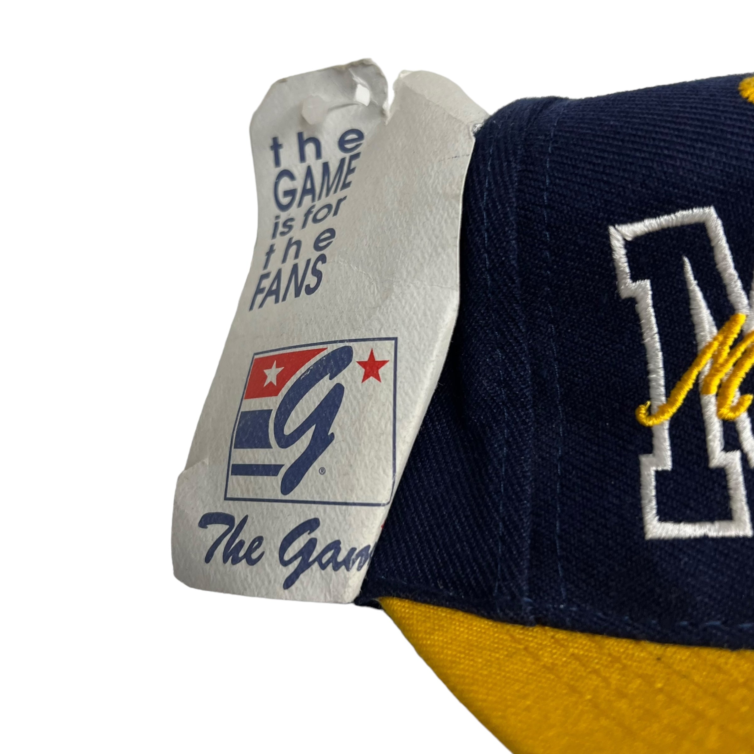 Vintage The Game Mass Maritime Academy Spell-Out SnapBack Navy