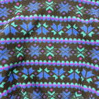 Vintage L.L. Bean Geometric Aztec Snap Button Fleece