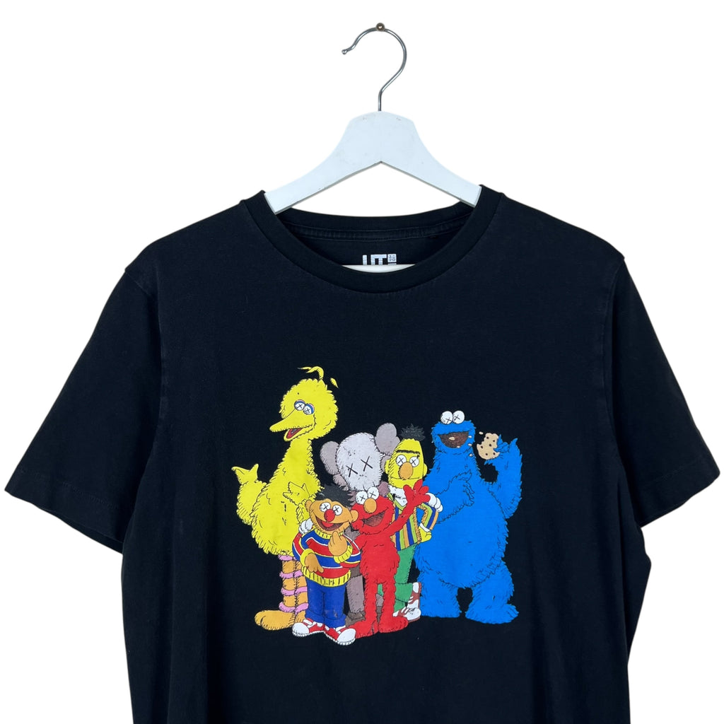 Uniqlo x KAWS x Sesame Street Group #2 Tee Black