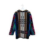 Vintage Wool Navajo Western Pattern Button Up Jacket