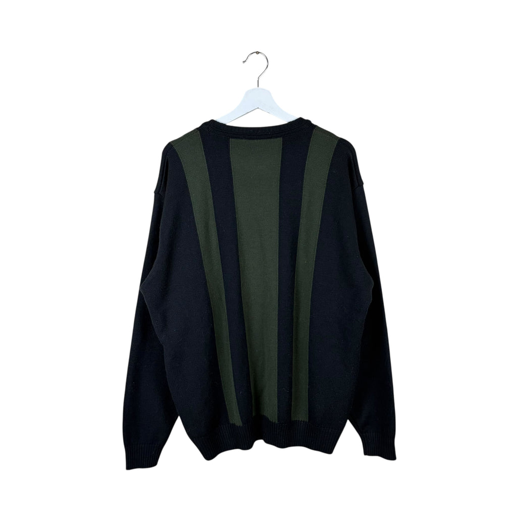Vintage Tosani Multi Square Pattern Knit Olive