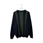 Vintage Tosani Multi Square Pattern Knit Olive