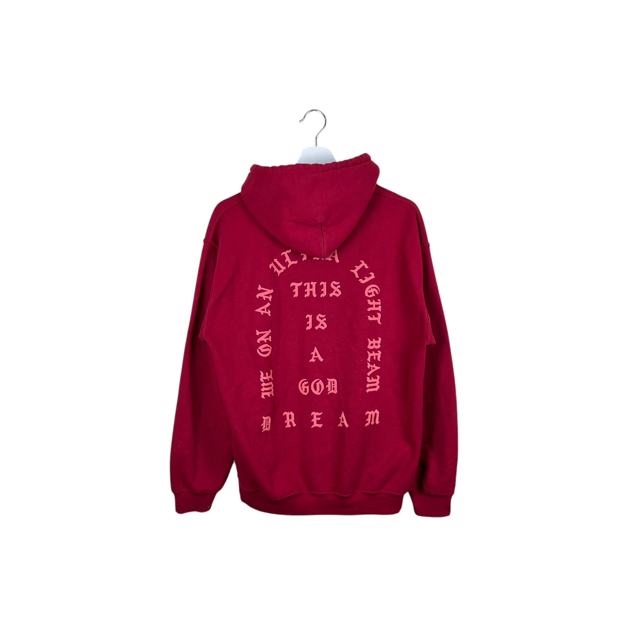 Yeezy TLOP “I Feel Like Pablo” Paris Hoodie Burgundy