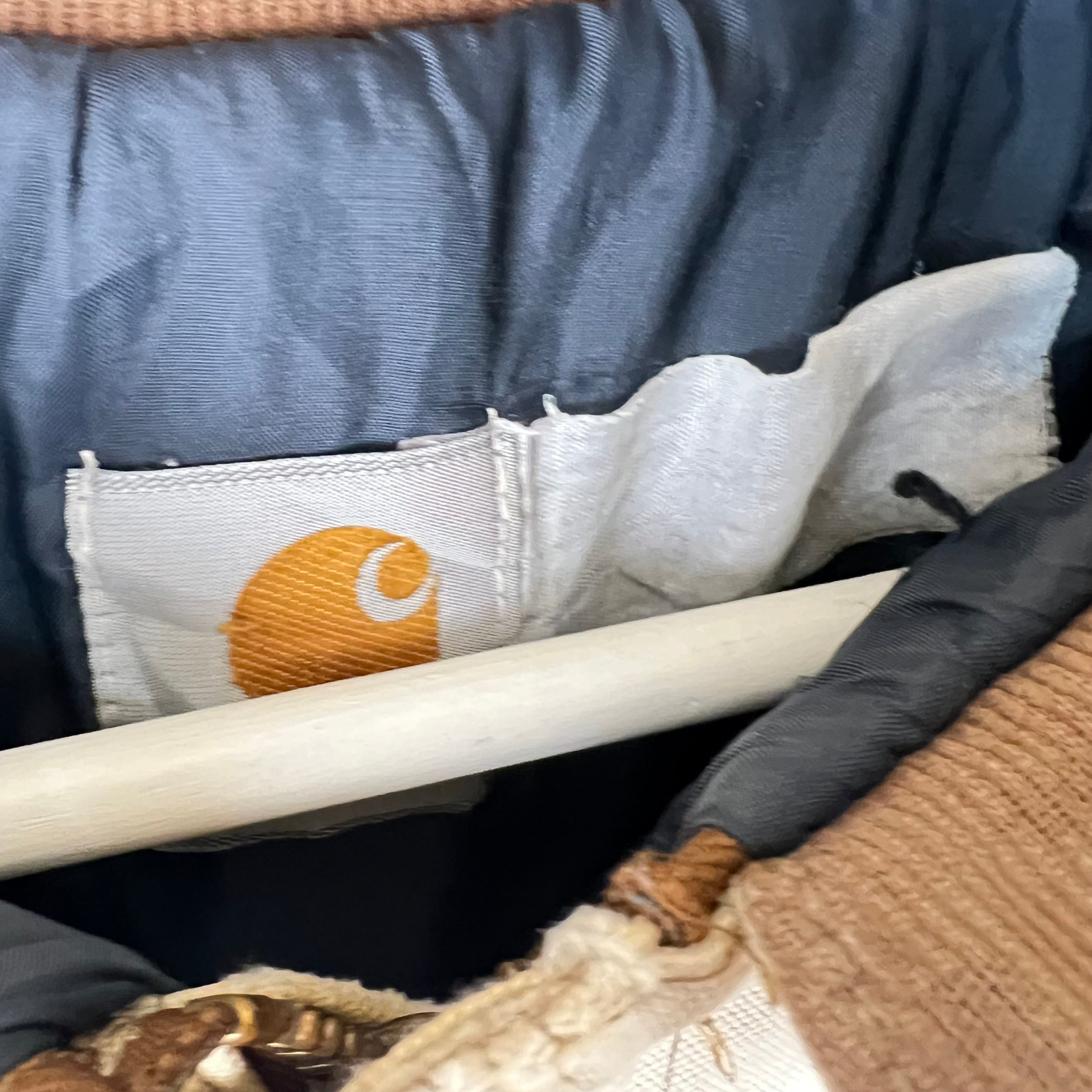 Vintage Carhartt Insulated Arctic Jacket Thrashed Tan