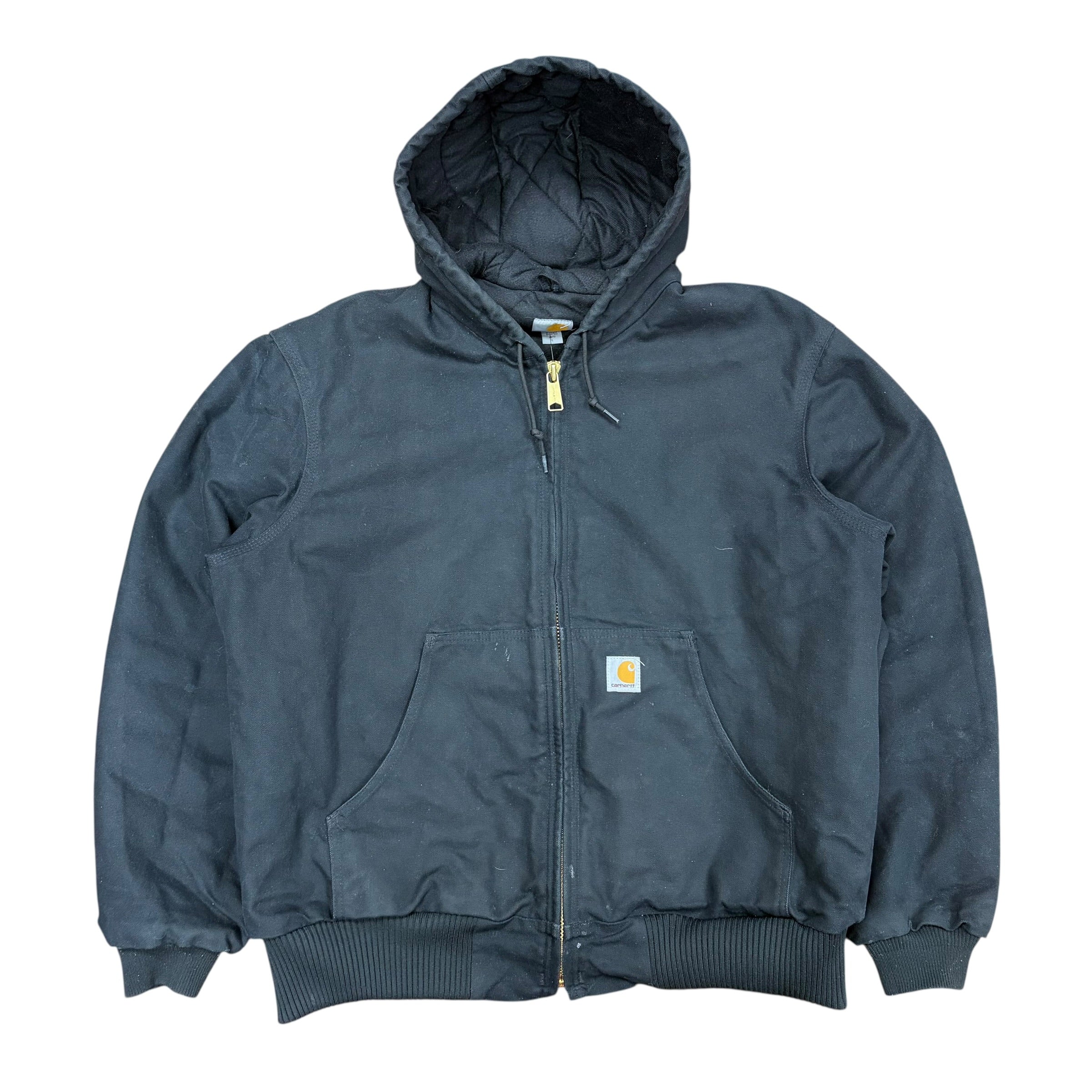 Vintage Carhartt Active Hooded Jacket Black