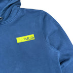 Vintage Rab Side Logo Hoodie Navy