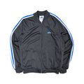 Vintage Adidas Nylon Striped Track Jacket Black