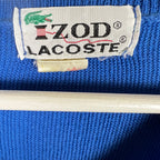 Vintage IZOD x Lacoste V Neck Logo Knit Bold Blue