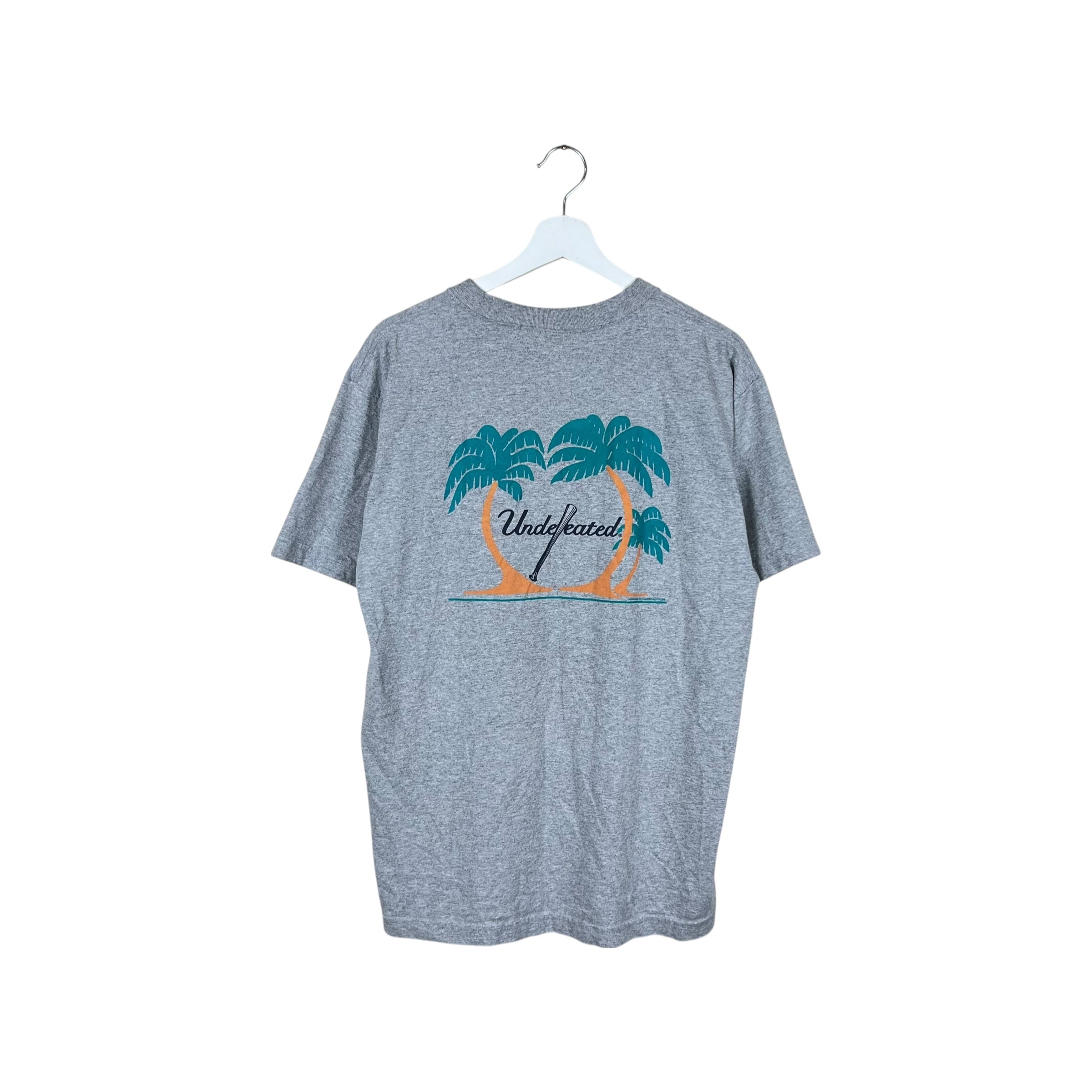 Undefeated Palm Trees Tee Grey