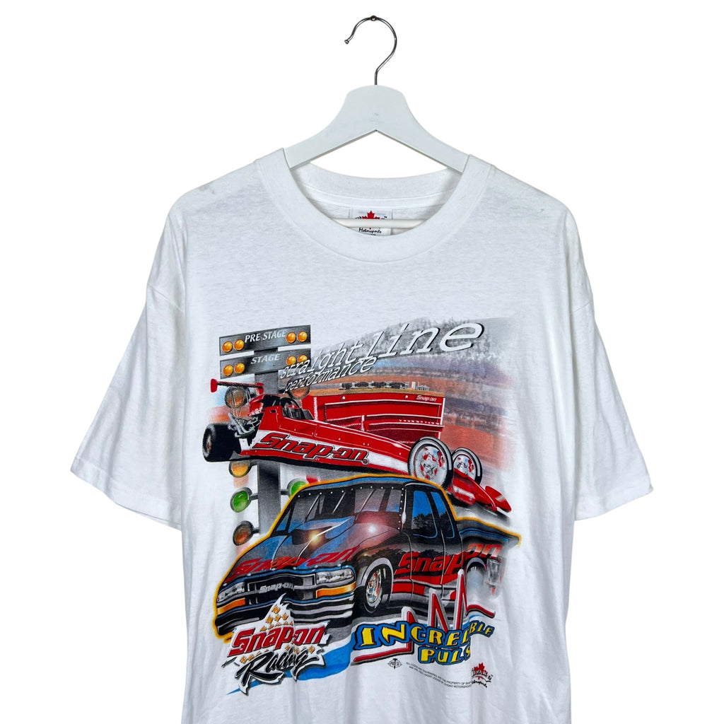 Vintage Choko Snap-On Racing “Impossible Pulse” Racing Tee White
