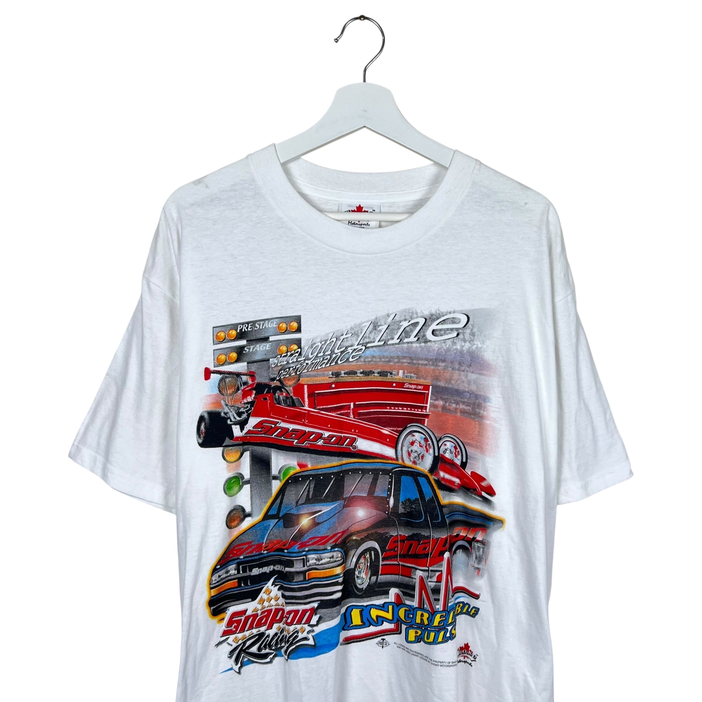 Vintage Choko Snap-On Racing “Impossible Pulse” Racing Tee White